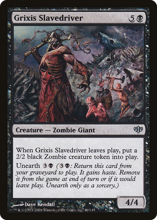 Grixis Slavedriver (CON-046) [Conflux] MTG Single Wizards of the Coast