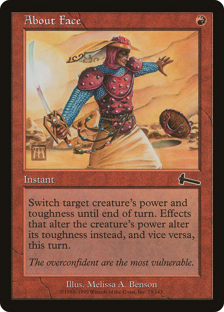 About Face (ULG-073) [Urza's Legacy] MTG Single Wizards of the Coast