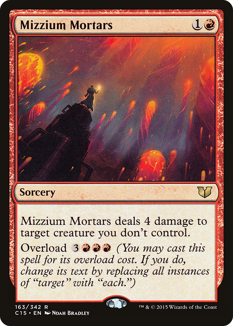 Mizzium Mortars (C15-163) [Commander 2015] MTG Single Wizards of the Coast