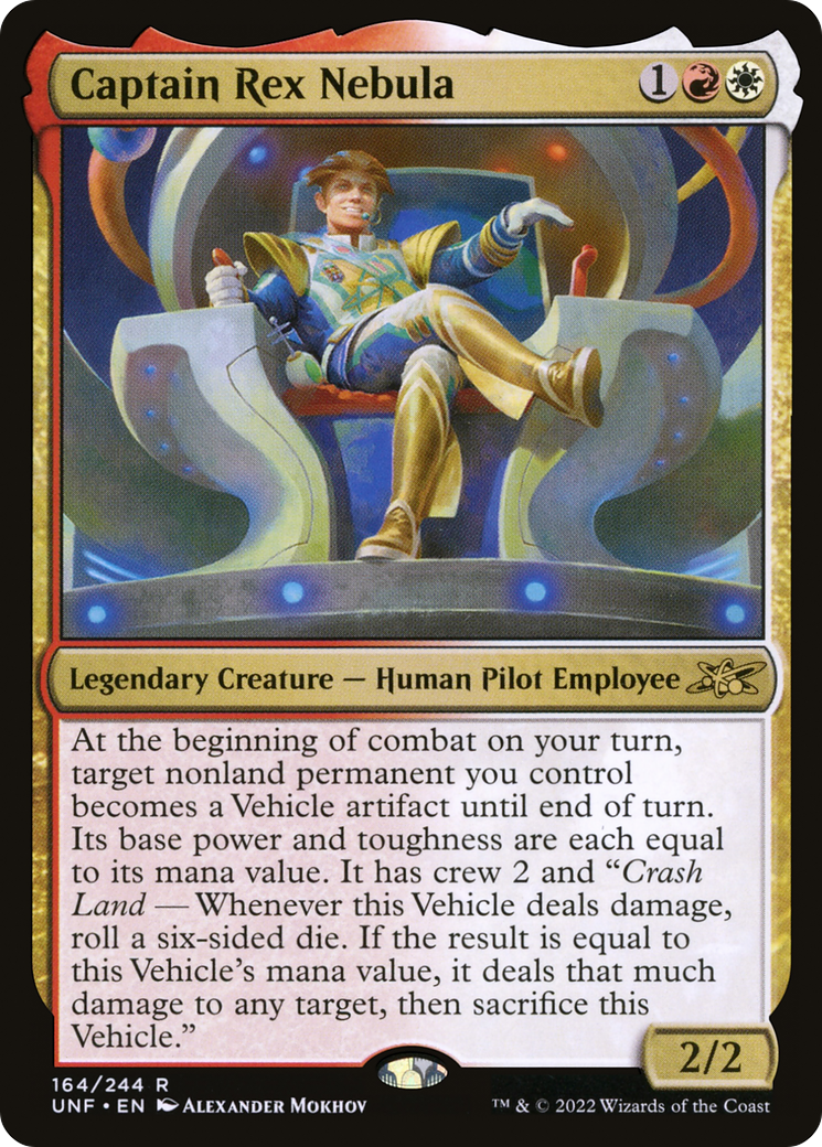 Captain Rex Nebula (UNF-164) [Unfinity] MTG Single Wizards of the Coast