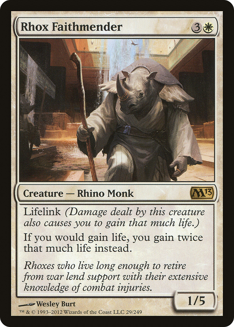 Rhox Faithmender (M13-029) [Magic 2013] Foil MTG Single Wizards of the Coast