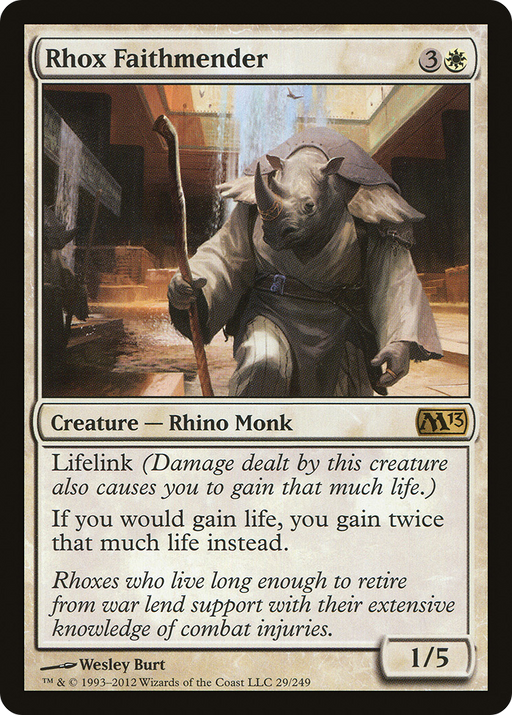 Rhox Faithmender (M13-029) [Magic 2013] Foil MTG Single Wizards of the Coast
