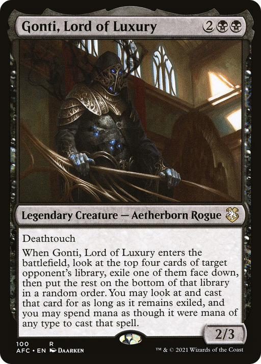 Gonti, Lord of Luxury (AFC-100) [Forgotten Realms Commander] MTG Single Wizards of the Coast