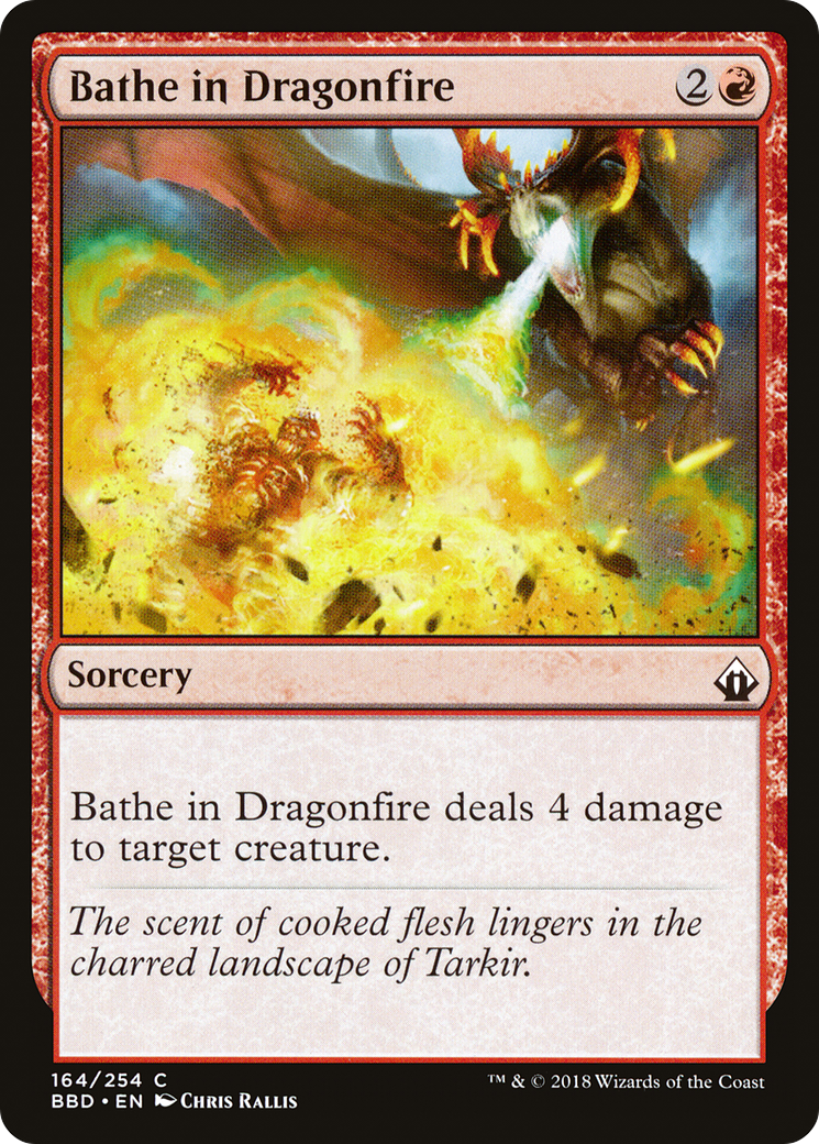 Bathe in Dragonfire (BBD-164) [Battlebond] MTG Single Wizards of the Coast