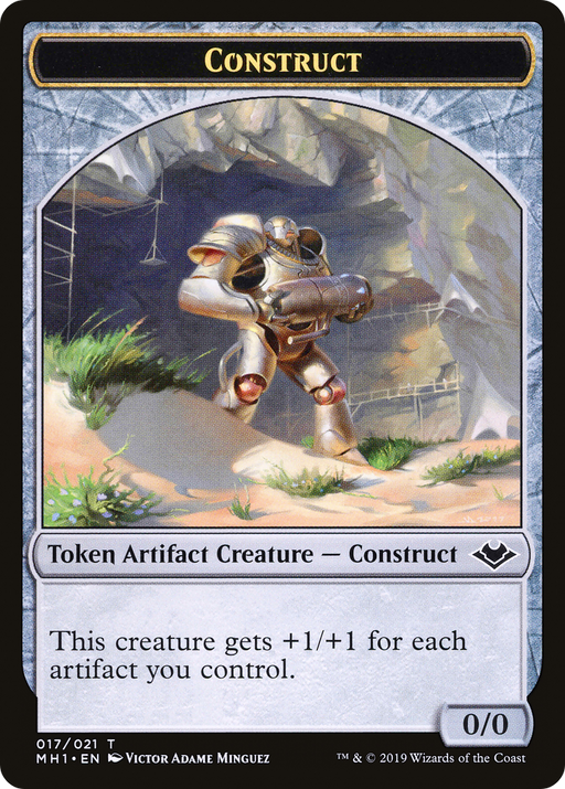 Construct (TMH1-017) [Tokens] Modern Horizons Tokens MTG Single Wizards of the Coast