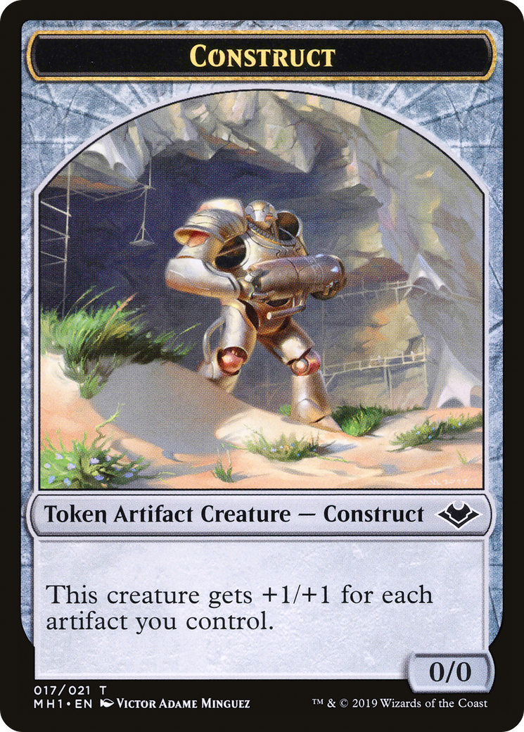 Construct (TMH1-017) [Tokens] Modern Horizons Tokens Foil MTG Single Wizards of the Coast