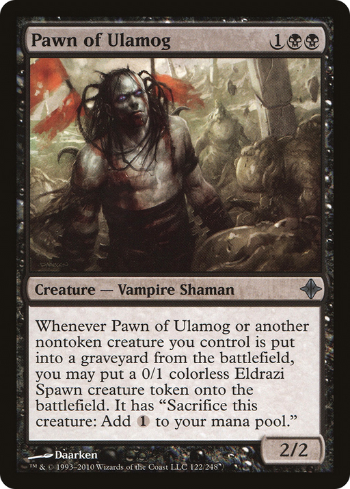 Pawn of Ulamog (ROE-122) [Rise of the Eldrazi] Foil MTG Single Wizards of the Coast