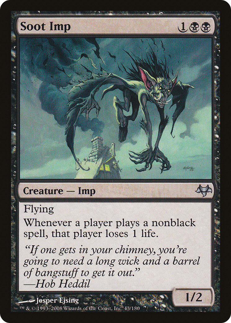 Soot Imp (EVE-043) [Eventide] Foil MTG Single Wizards of the Coast