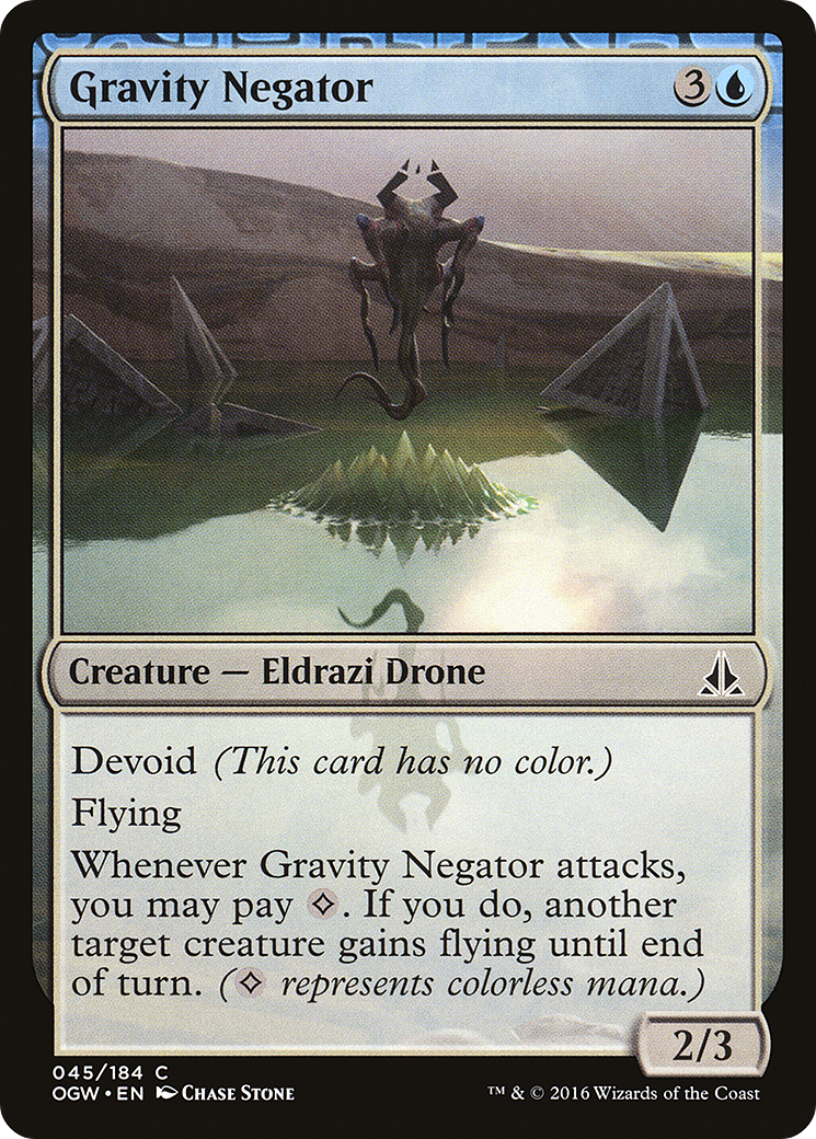 Gravity Negator (OGW-045) [Oath of the Gatewatch] MTG Single Wizards of the Coast