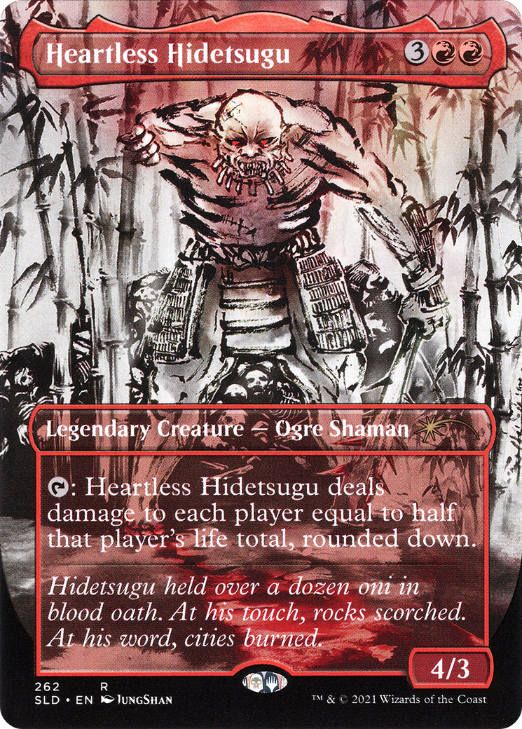 Heartless Hidetsugu (SLD-262) [Secret Lair] Drop (Borderless) Foil MTG Single Wizards of the Coast