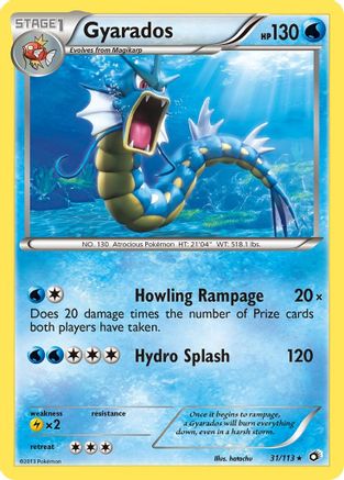 Gyarados (31/113) [BW: Legendary Treasures] Pokemon Single Pokémon