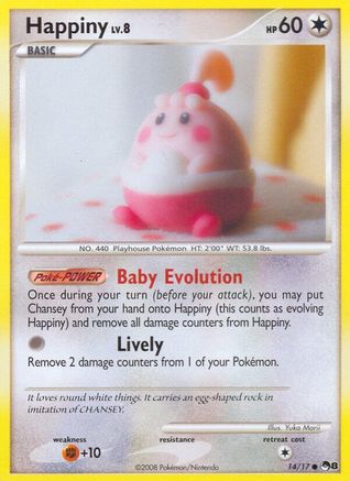 Happiny (14/17) Holofoil [Promos: POP Series 8] Pokemon Single Pokémon