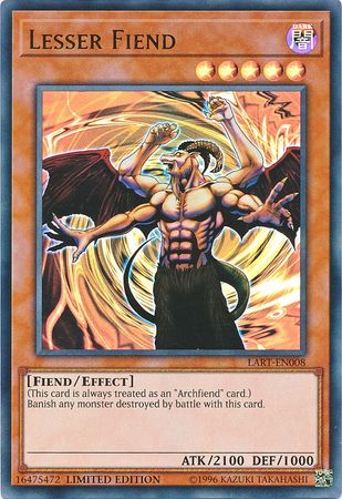 Lesser Fiend [LART-EN008] Ultra Rare Yugioh Single Yu-Gi-Oh!   
