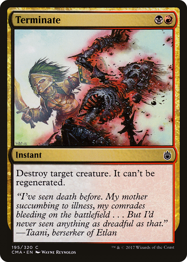 Terminate (CMA-195) [Commander Anthology] MTG Single Wizards of the Coast