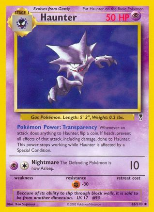 Haunter (/110) Reverse Holofoil [Vintage: Legendary Collection] Pokemon Single Pokémon
