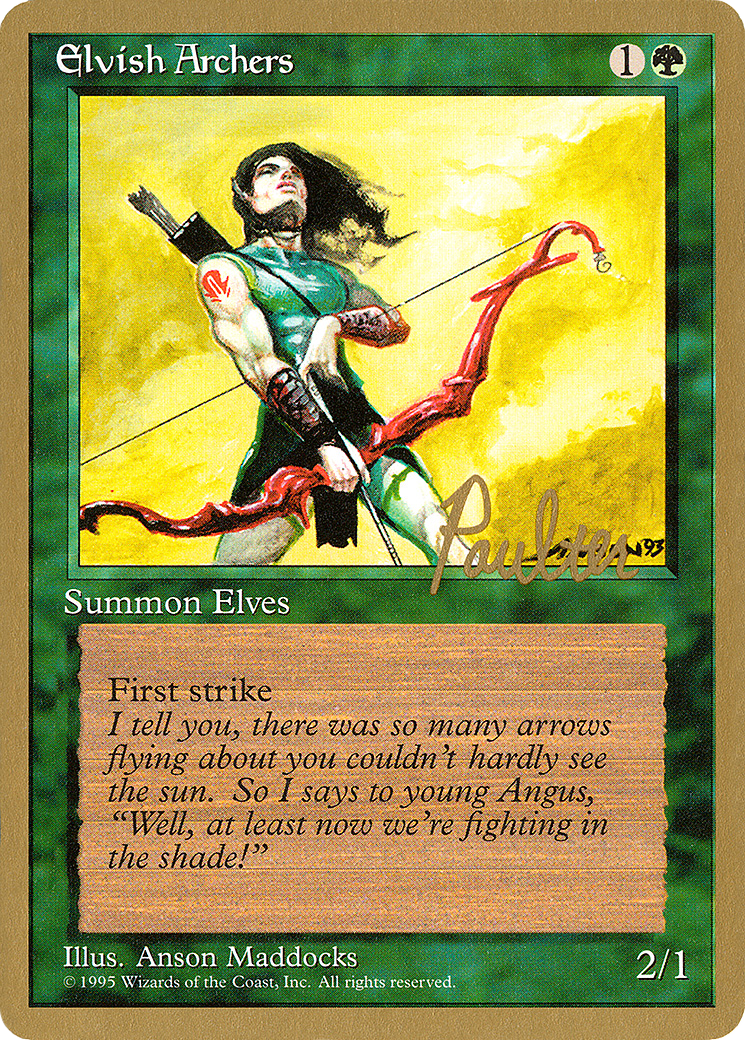 Elvish Archers (WCD-PP243) [Misc] Pro Tour Collector Set MTG Single Wizards of the Coast
