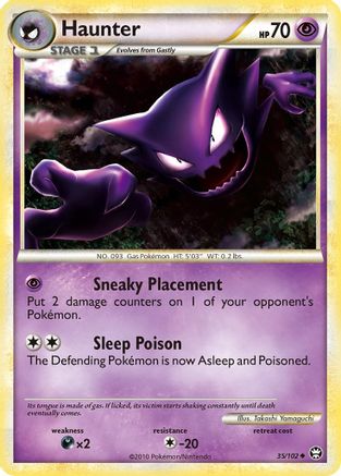 Haunter (35/102) [HGSS: Triumphant] Pokemon Single Pokémon