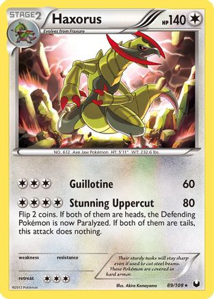 Haxorus (/108) Reverse Holofoil [BW: Dark Explorers] Pokemon Single Pokémon