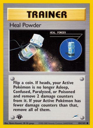Heal Powder (104/105) 1st Edition [Vintage: Neo Destiny] Pokemon Single Pokémon