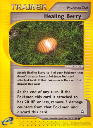 Healing Berry (/147) [Vintage: Aquapolis] Pokemon Single Pokémon