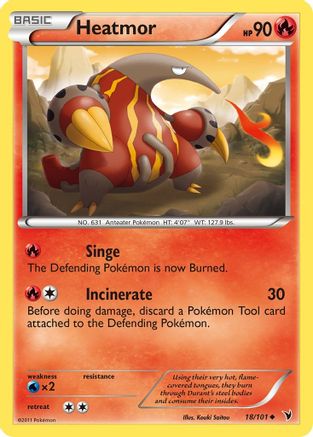 Heatmor (/101) Reverse Holofoil [BW: Noble Victories] Pokemon Single Pokémon