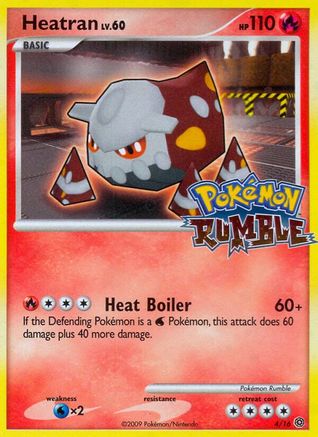 Heatran (/16) [Misc: Rumble] Pokemon Single Pokémon