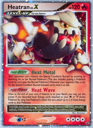 Heatran LV.X - DP31 (/56) Holofoil [Promos: DP Promos] Pokemon Single Pokémon