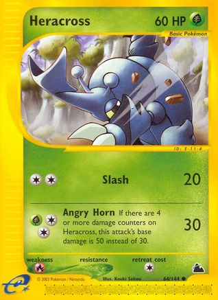 Heracross (/144) Reverse Holofoil [Vintage: Skyridge] Pokemon Single Pokémon