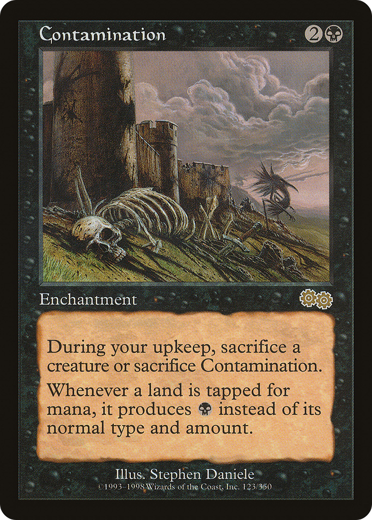Contamination (USG-123) [Urza's Saga] MTG Single Wizards of the Coast