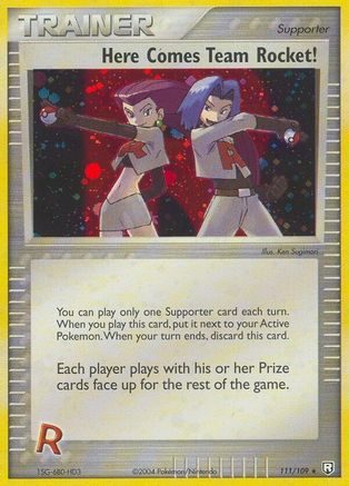 Here Comes Team Rocket! (111/109) [EX: Team Rocket Returns] Pokemon Single Pokémon