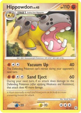 Hippowdon (/130) Reverse Holofoil [DP: Base Set] Pokemon Single Pokémon