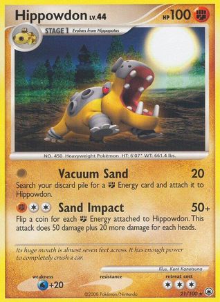 Hippowdon (/100) Reverse Holofoil [DP: Majestic Dawn] Pokemon Single Pokémon