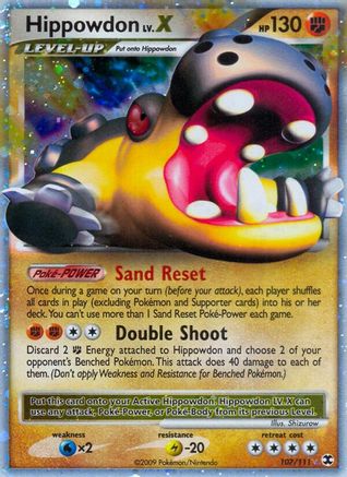 Hippowdon Lv.X 107/111 Holofoil [Platinum: Rising Rivals] Pokemon Single Pokémon