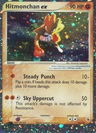 Hitmonchan ex 98/109 Holofoil [EX: Ruby & Sapphire] Pokemon Single Pokémon