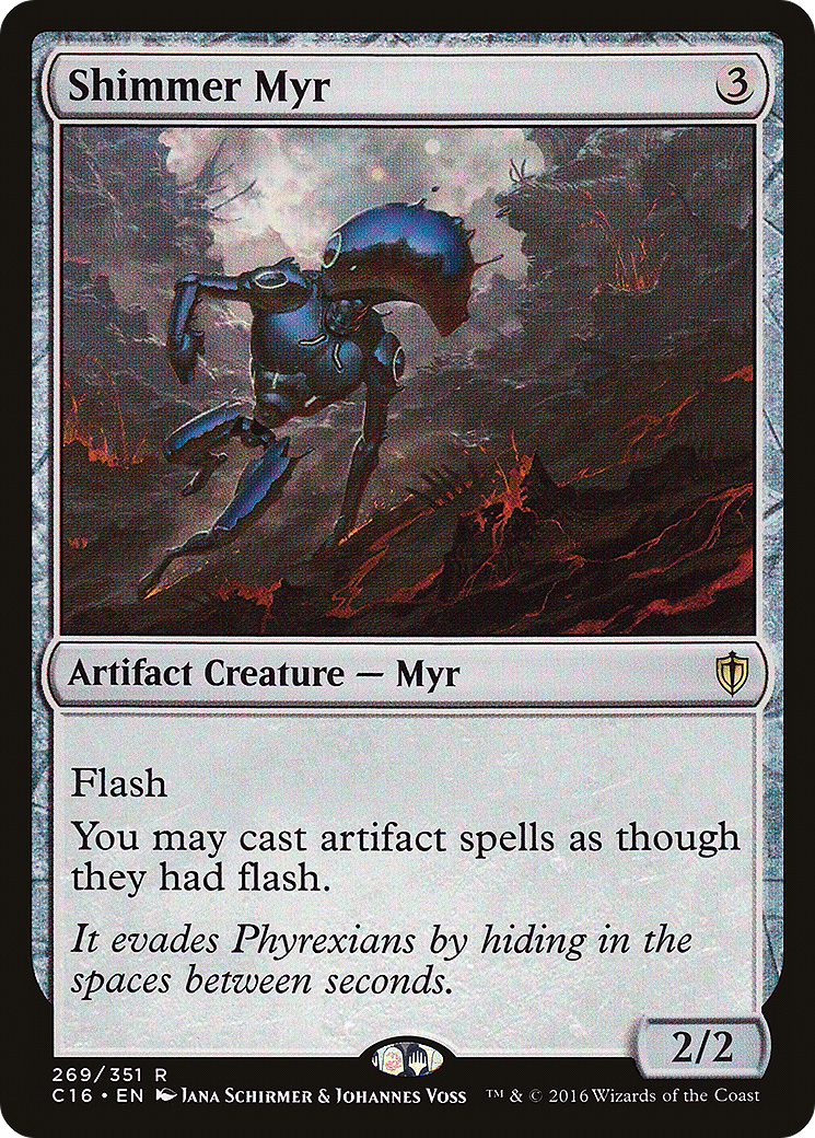 Shimmer Myr (C16-269) [Commander 2016] MTG Single Wizards of the Coast