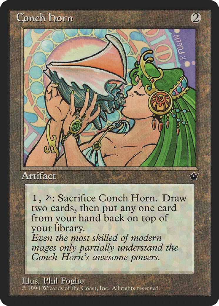 Conch Horn (FEM-) [Fallen Empires] MTG Single Wizards of the Coast