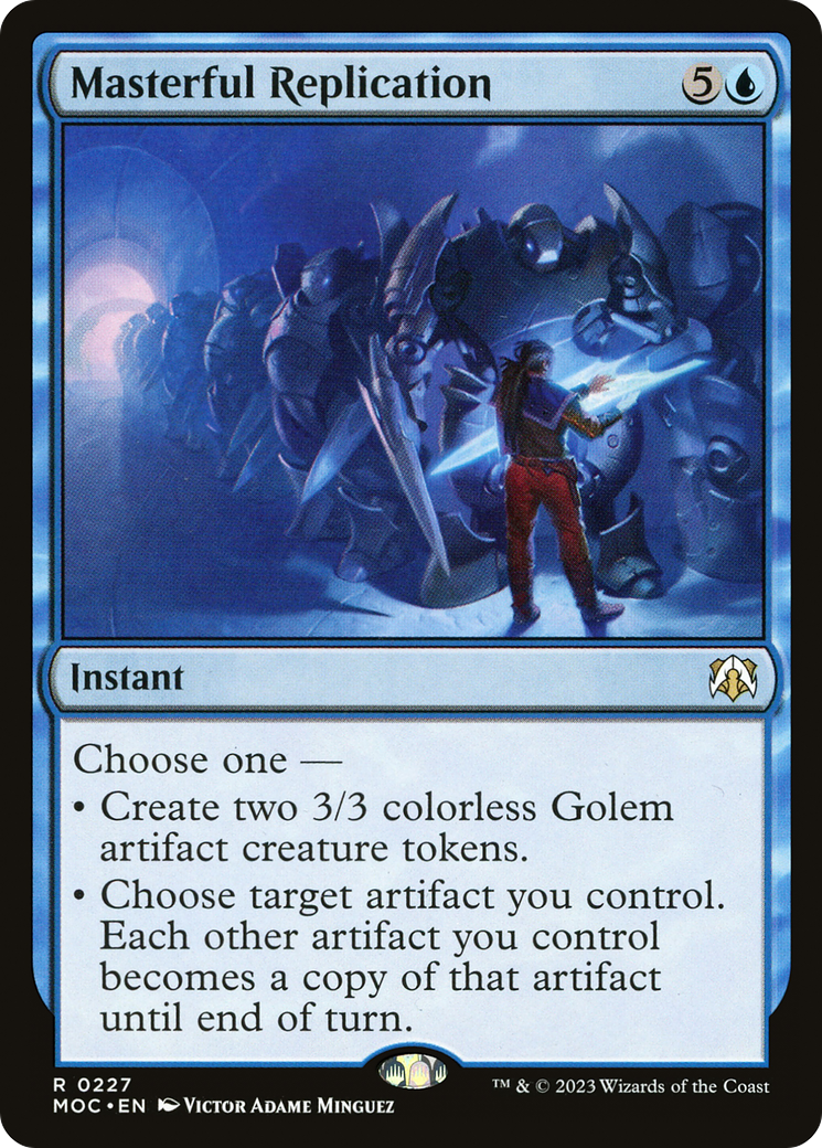 Masterful Replication (MOC-227) [March of the Machine Commander] MTG Single Wizards of the Coast