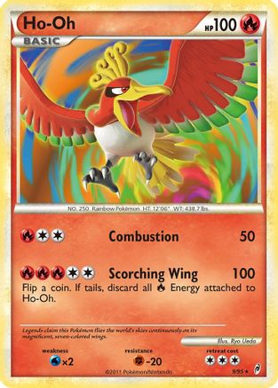 Ho-Oh (/95) Holofoil [HGSS: Call of Legends] Pokemon Single Pokémon
