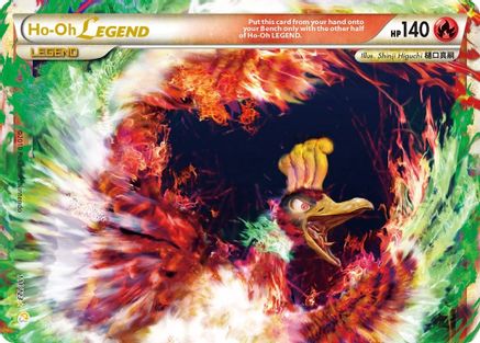 Ho-Oh Legend (Top) (111/123) Holofoil [HGSS: Base Set] Pokemon Single Pokémon