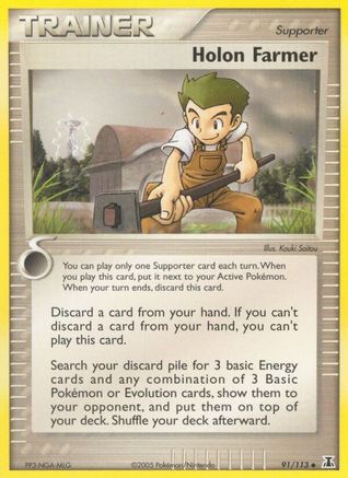 Holon Farmer (91/113) [EX: Delta Species] Pokemon Single Pokémon