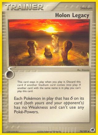 Holon Legacy (/101) Reverse Holofoil [EX: Dragon Frontiers] Pokemon Single Pokémon