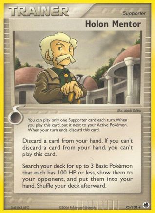 Holon Mentor (/101) Reverse Holofoil [EX: Dragon Frontiers] Pokemon Single Pokémon
