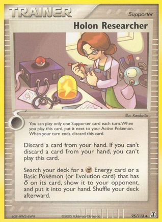 Holon Researcher (95/113) Reverse Holofoil [EX: Delta Species] Pokemon Single Pokémon