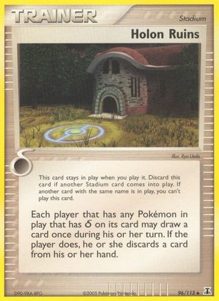 Holon Ruins (96/113) Reverse Holofoil [EX: Delta Species] Pokemon Single Pokémon