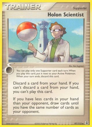 Holon Scientist (97/113) [EX: Delta Species] Pokemon Single Pokémon