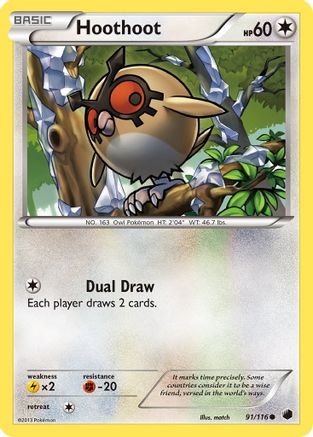 Hoothoot (/116) [BW: Plasma Freeze] Pokemon Single Pokémon