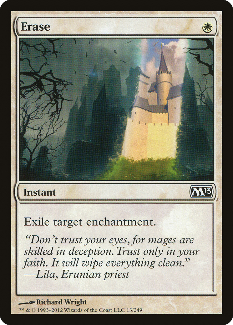 Erase (M13-013) [Magic 2013] MTG Single Wizards of the Coast