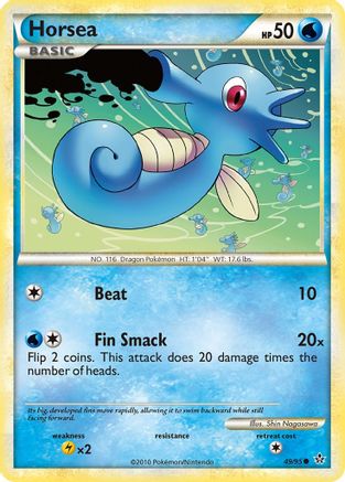 Horsea (/95) Reverse Holofoil [HGSS: Unleashed] Pokemon Single Pokémon