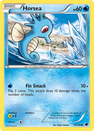 Horsea (/116) Reverse Holofoil [BW: Plasma Freeze] Pokemon Single Pokémon