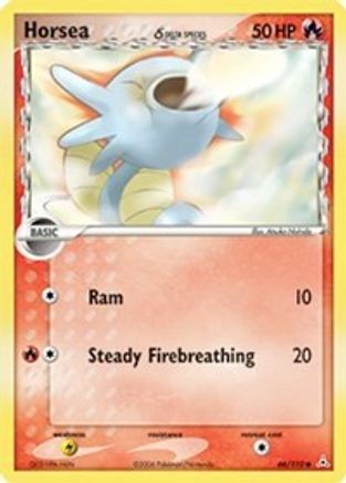 Horsea (Delta Species) (66/110) Reverse Holofoil [EX: Holon Phantoms] Pokemon Single Pokémon